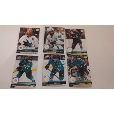 2017-18 Upper Deck Series 1 Base Team Set 152-157 San Jose Sharks 2017-18 Upper Deck Series 1 Base Team Set 152-157 San Jose Sharks